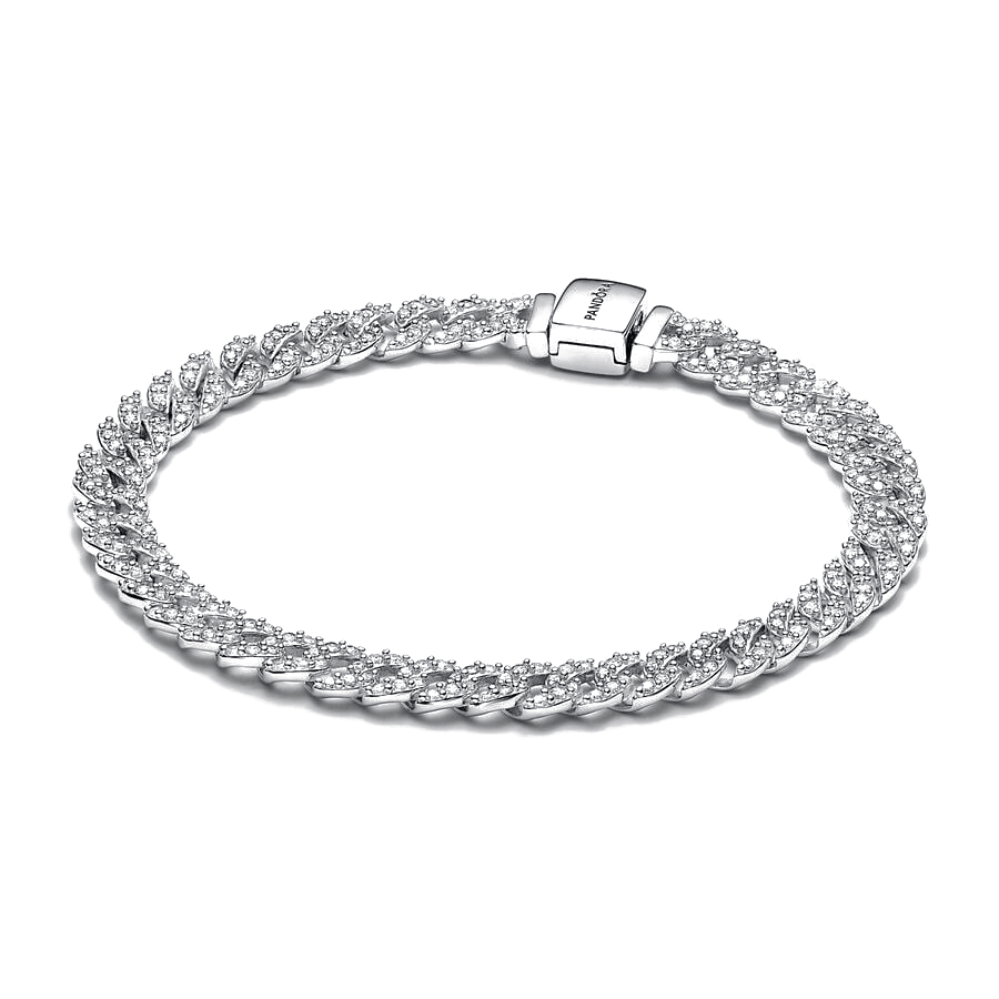 Bracelete Timeless Pavé Cuban Chain