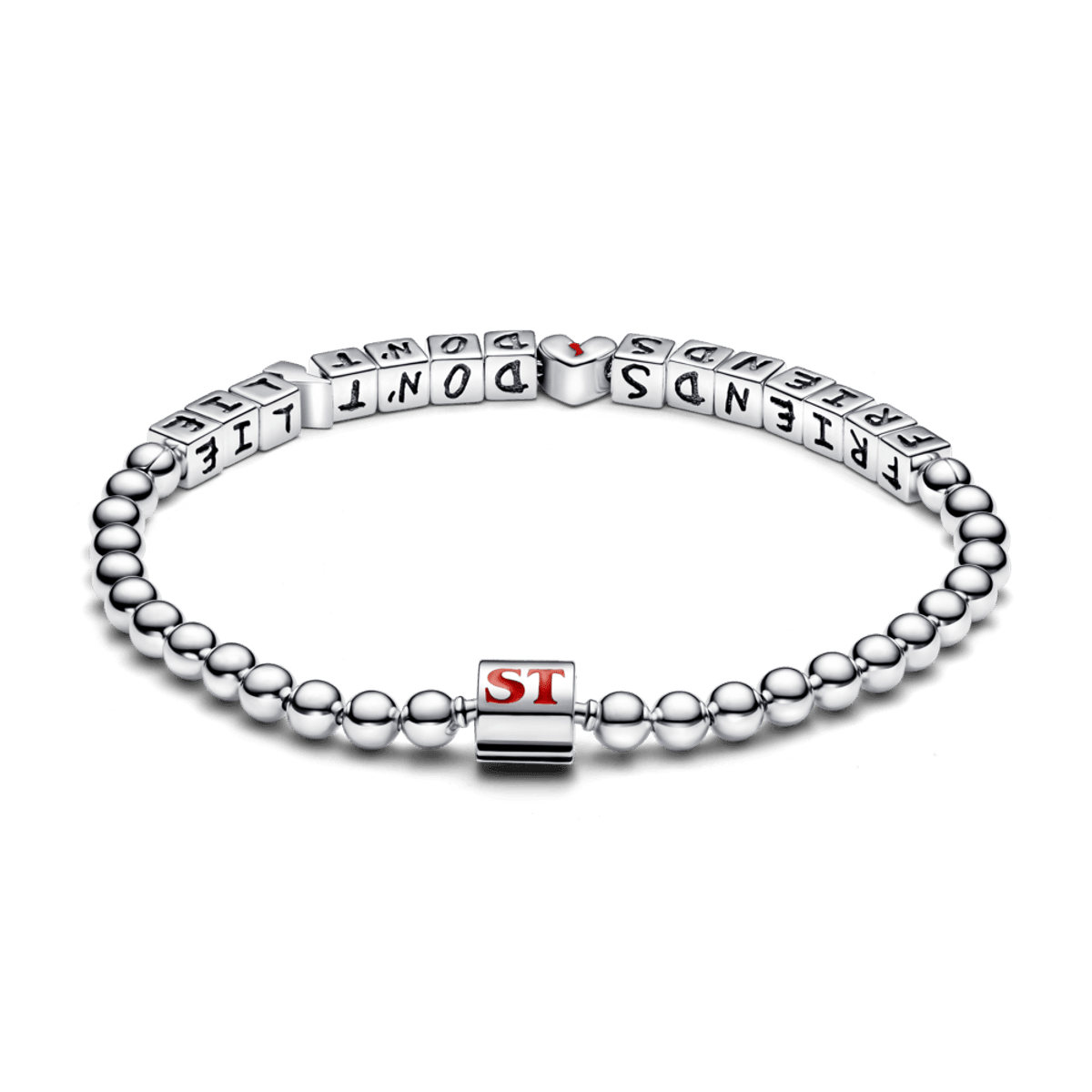 Bracelete Prata Stranger Things Friends Don_T Lie
