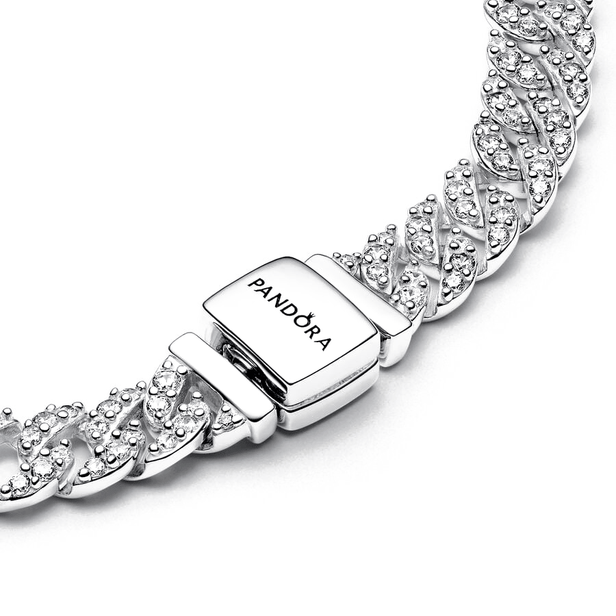 Bracelete Timeless Pavé Cuban Chain