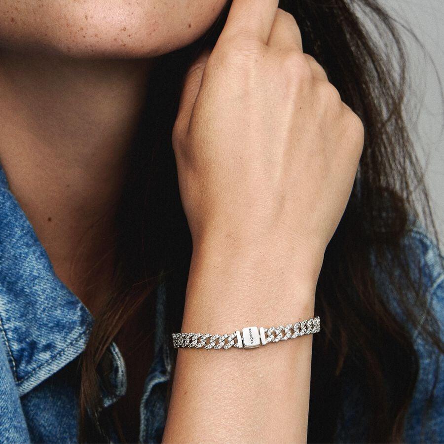 Bracelete Timeless Pavé Cuban Chain
