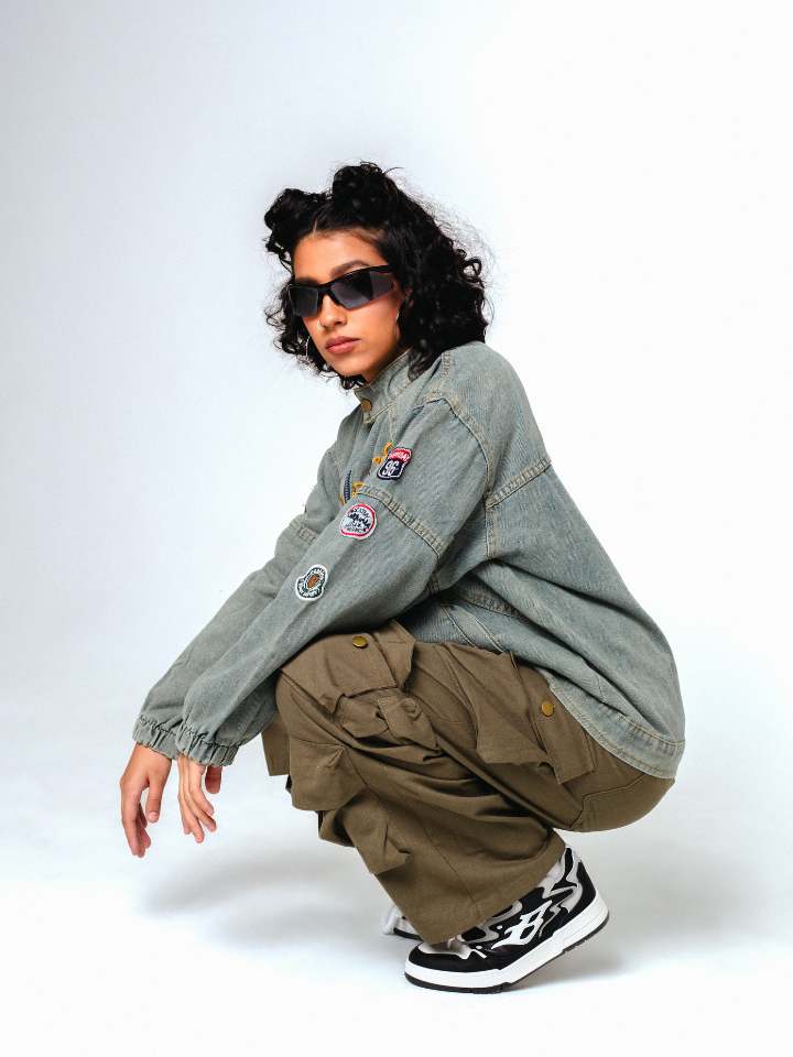 Calça Cargo Feminina Verde 'Low Moss'