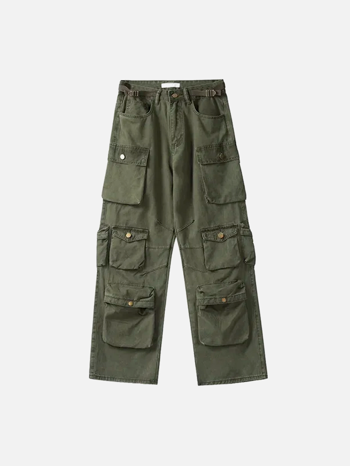 Calça Cargo Feminina Verde 'Low Moss'