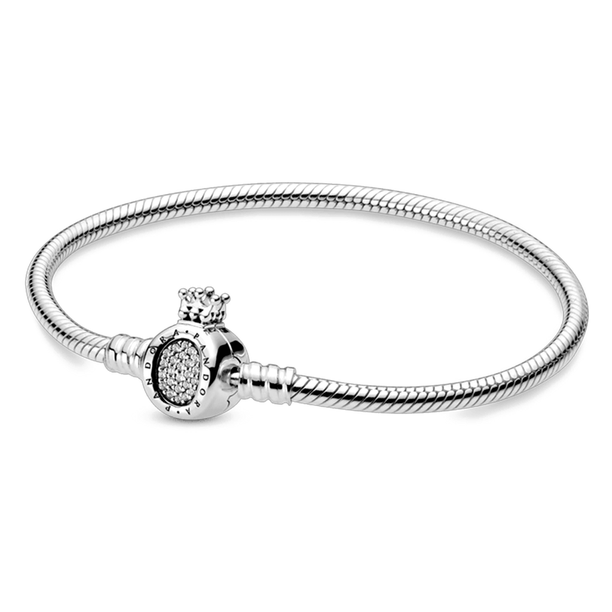 Bracelete em Trama e Fecho O Coroado