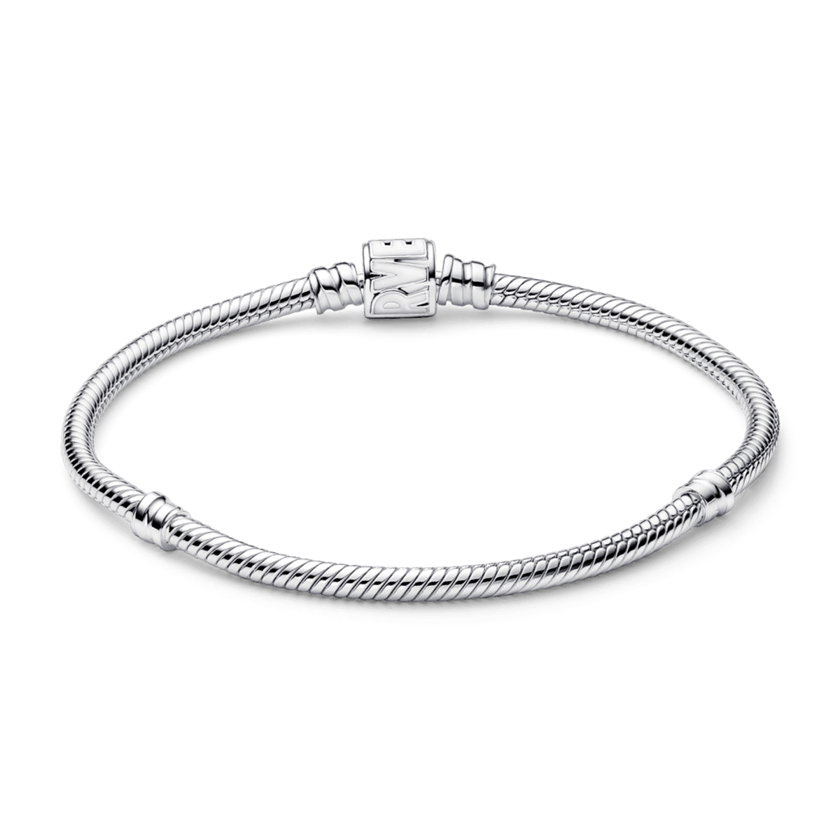 Bracelete de Prata 925 e Fecho Marvel