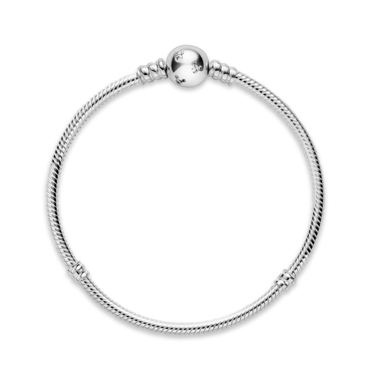 Bracelete Crie & Combine - Mickey Prata 925