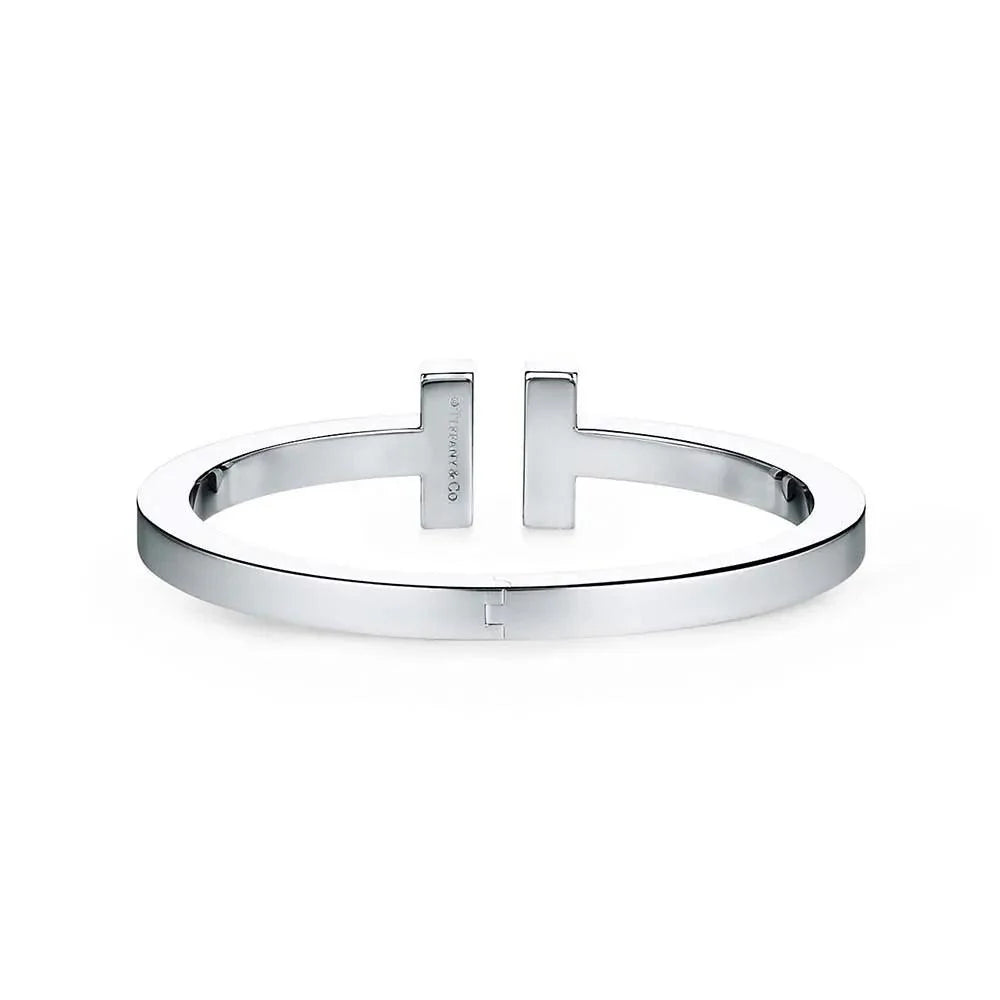 Bracelete T em Prata