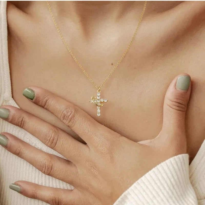 HisCrown™ Cross & Crown Necklace