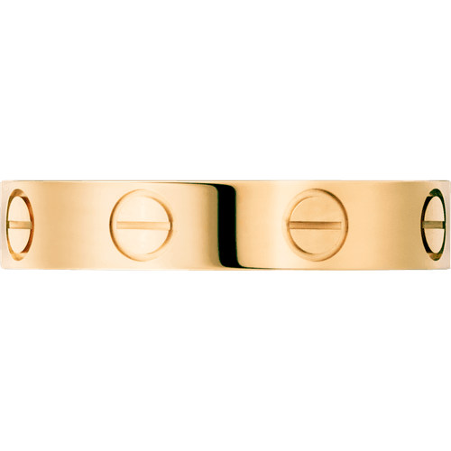 ALIANÇA LOVE, Banhado em Ouro 750
