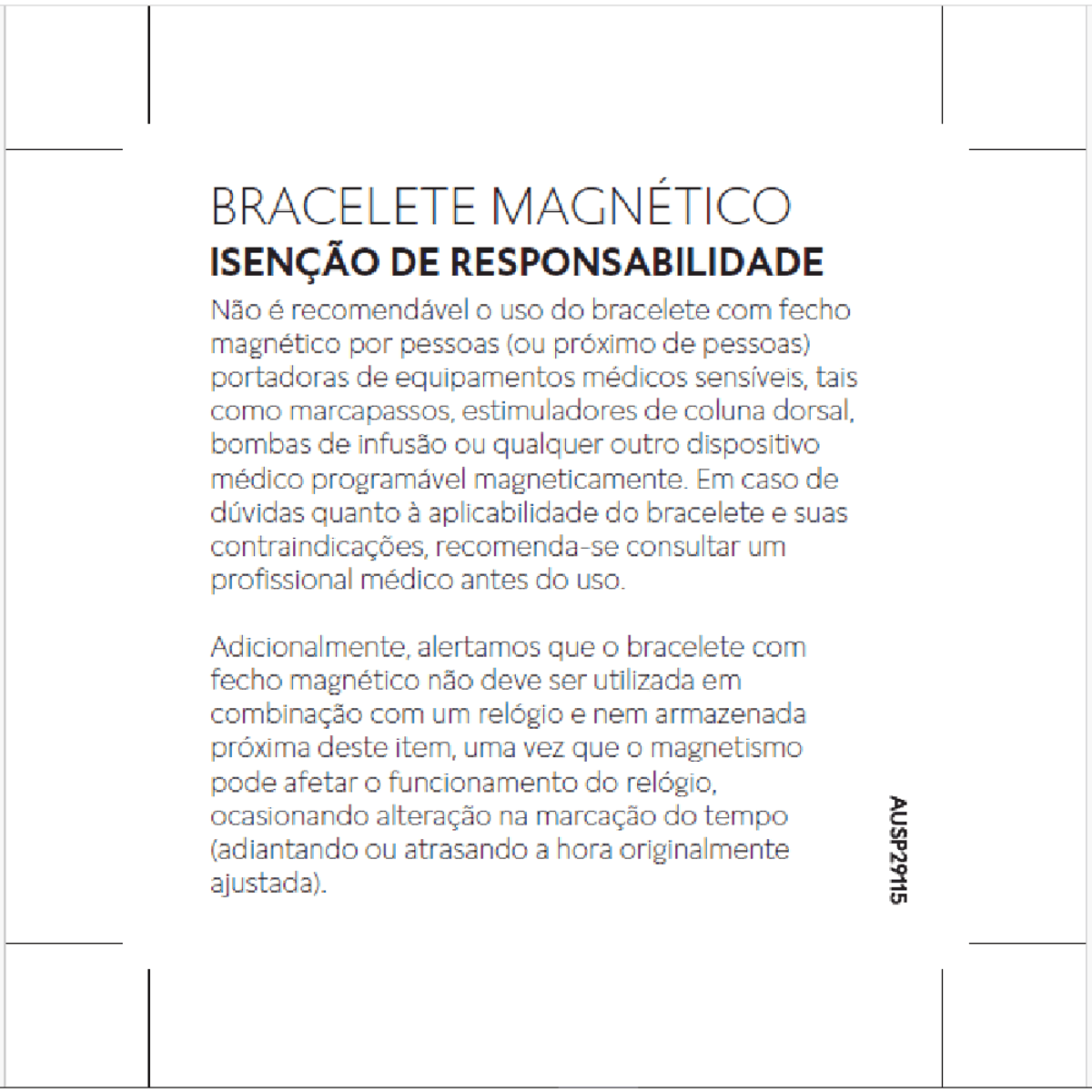 Bracelete de Prata em Trama e Fecho Magnético