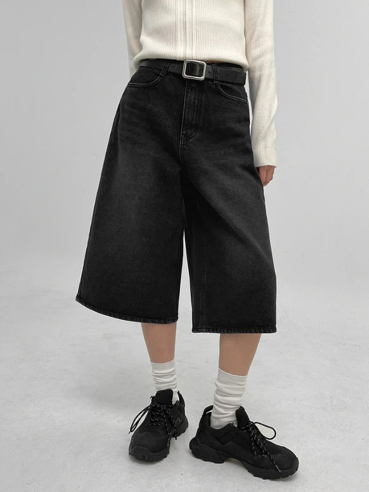 Bermuda Jeans Jorts Preto Enduro