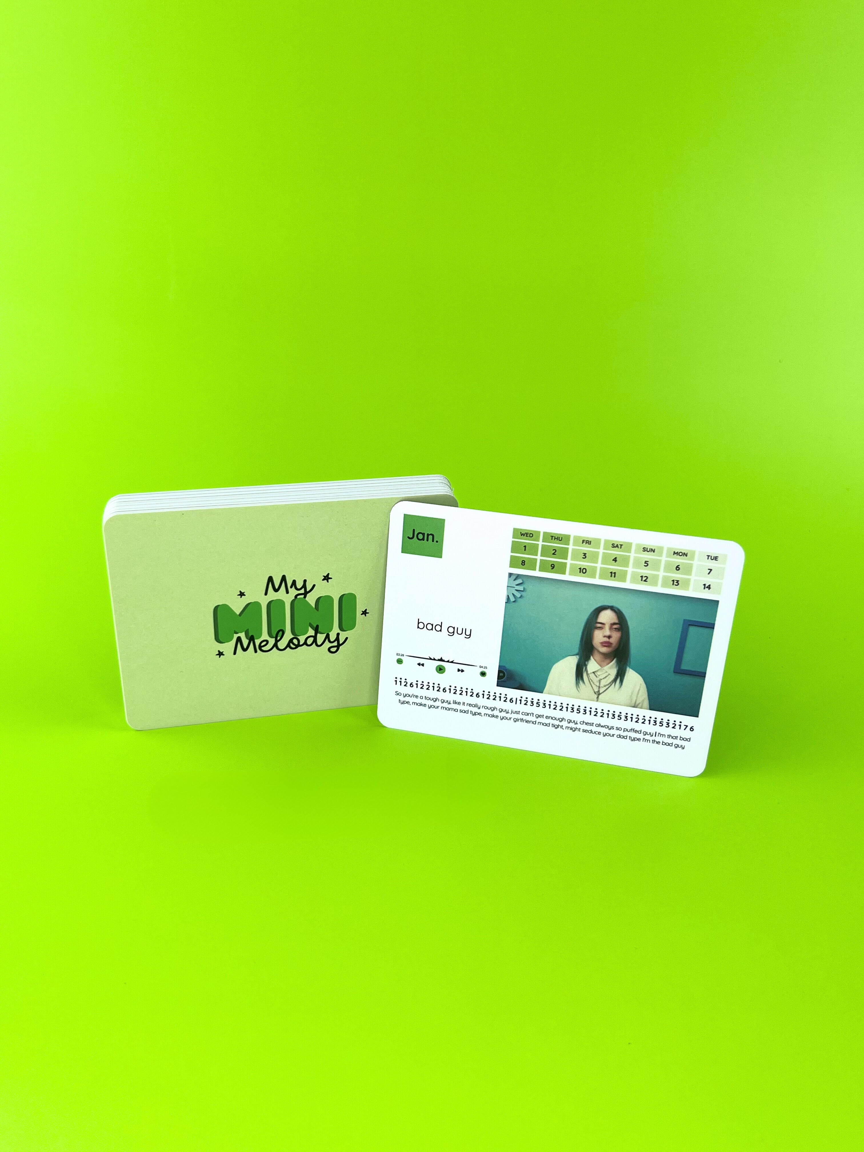 Artist Song Cards (2025)