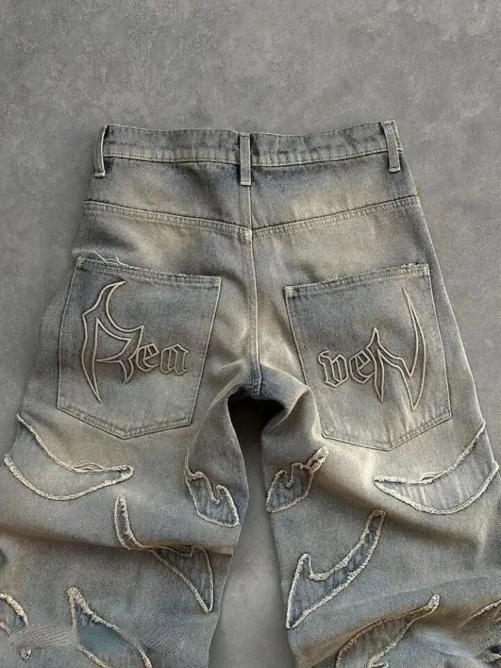 Calça Baggy Jeans 'Details'