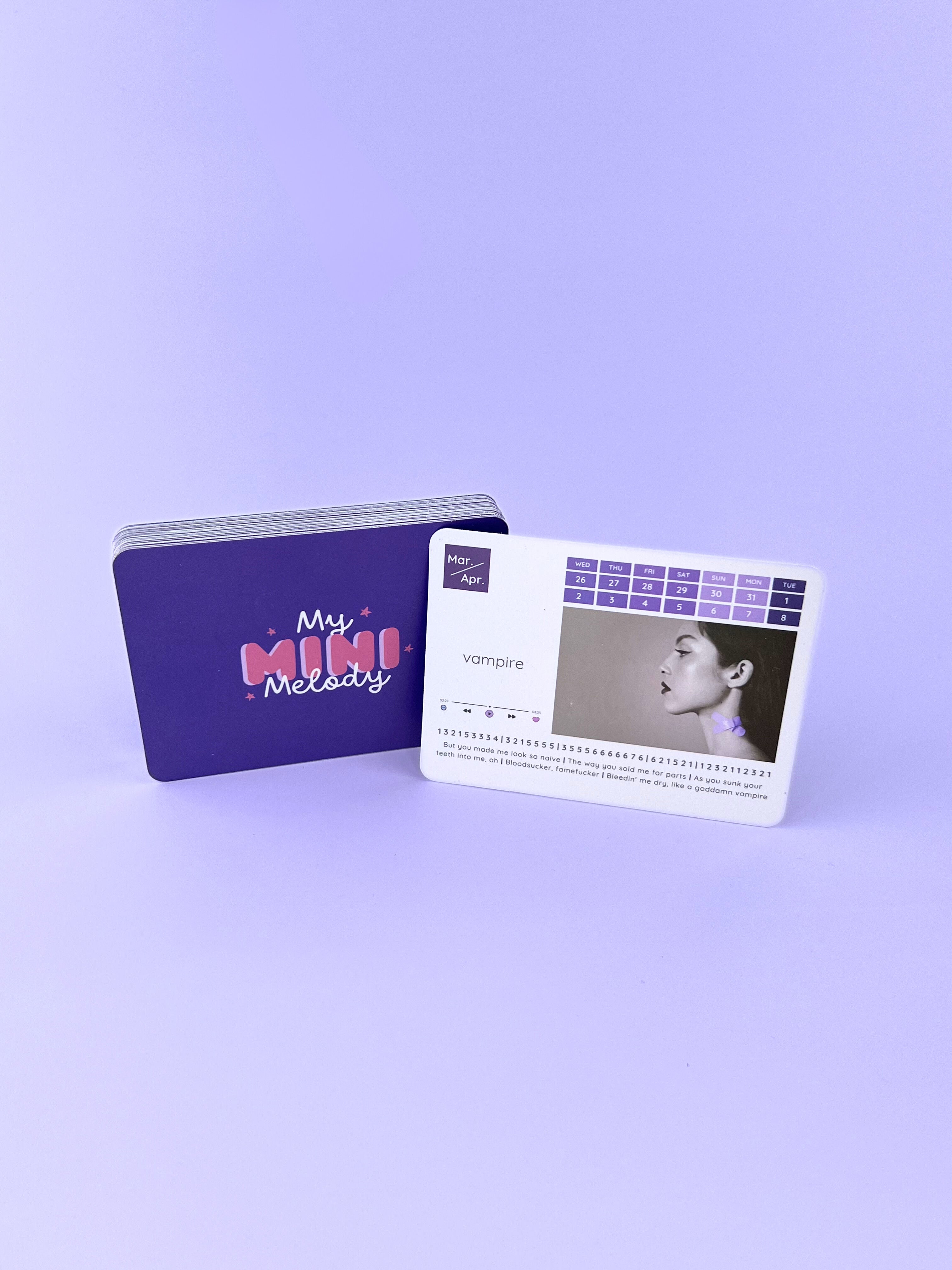 Artist Song Cards (2025)