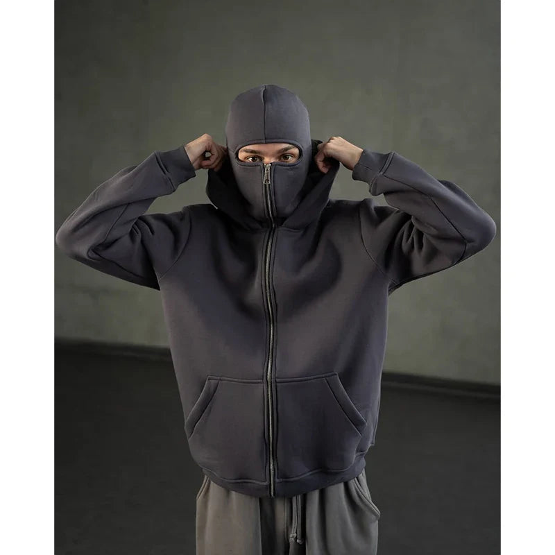 Casaco Estilo Máscara Ninja