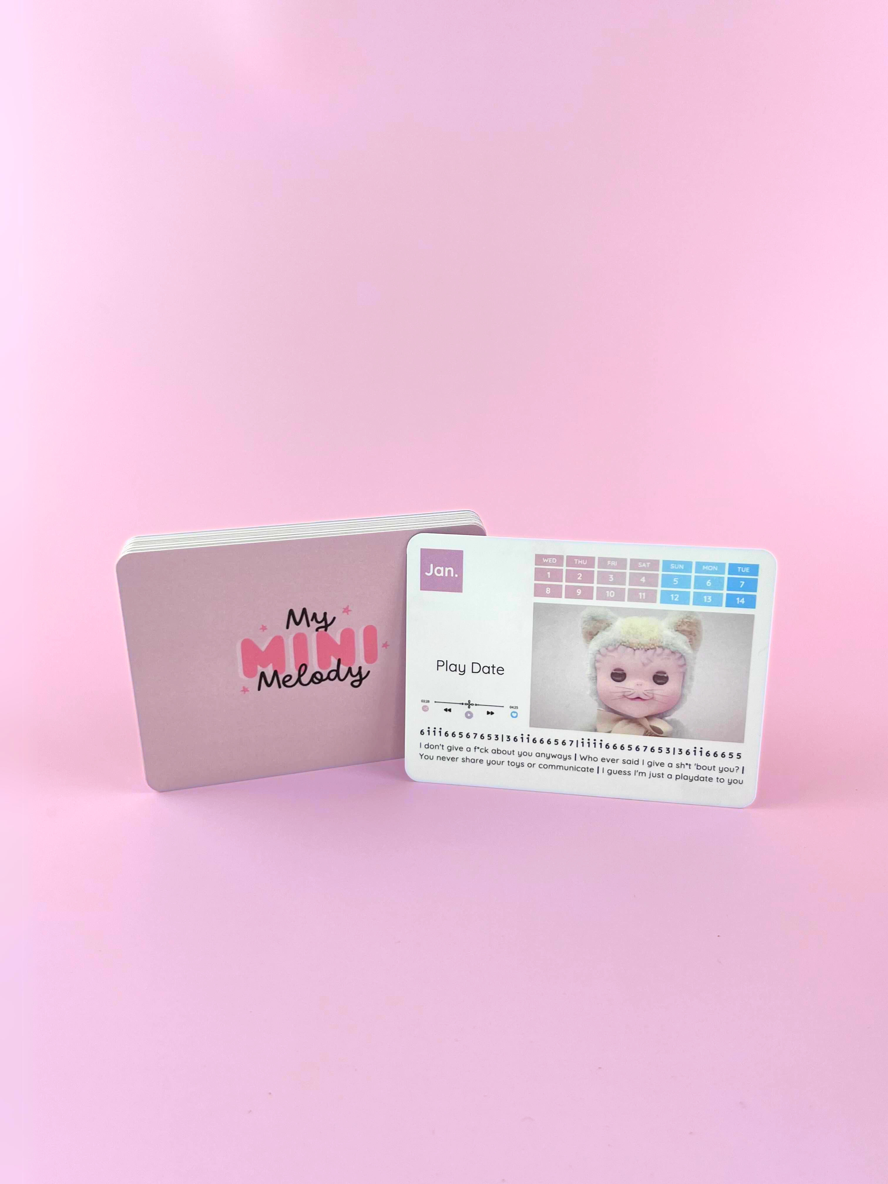 Artist Song Cards (2025)
