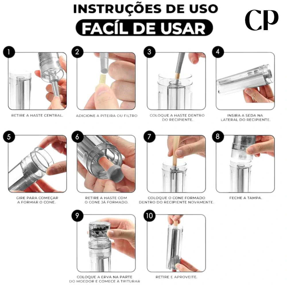 Dichavador e Bolador 3 em 1 - Cultura Puff