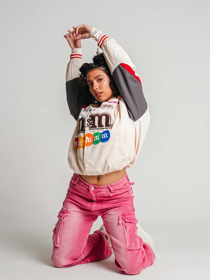 Calça Feminina Jeans Baggy Rosa 'Penelope'
